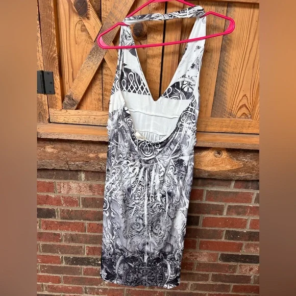 Women’s black and white sundress/cover up. - Picture 2 of 6